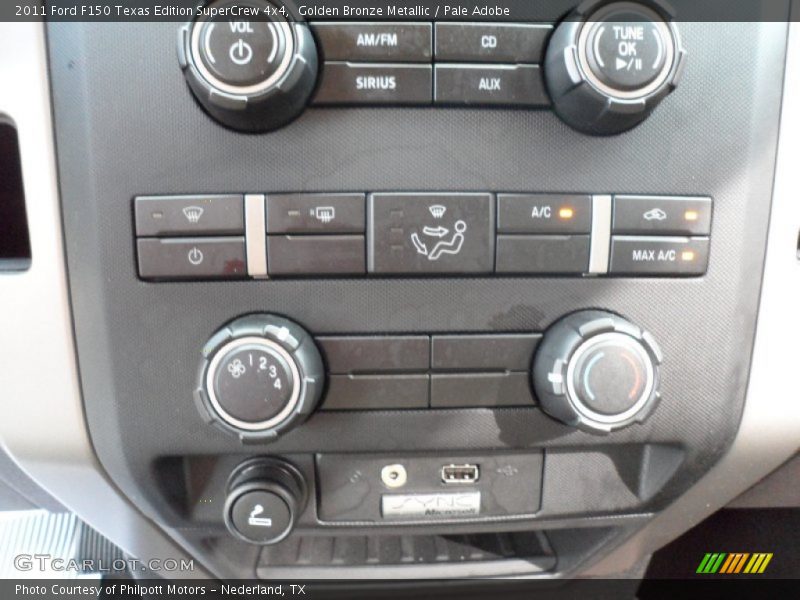 Golden Bronze Metallic / Pale Adobe 2011 Ford F150 Texas Edition SuperCrew 4x4