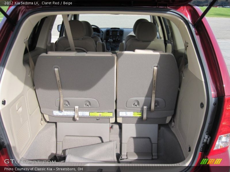 Claret Red / Beige 2012 Kia Sedona LX