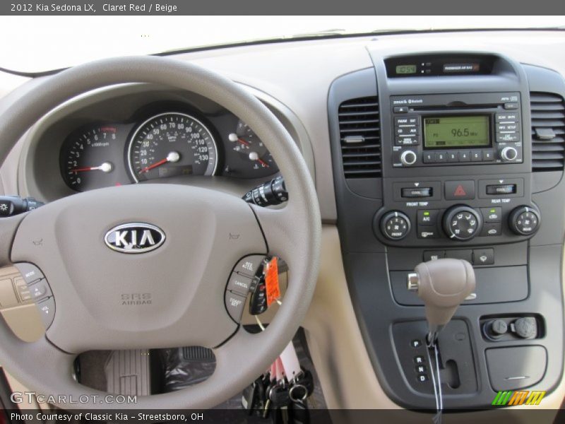 Controls of 2012 Sedona LX