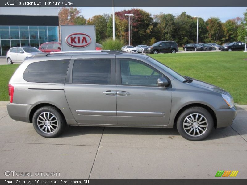 Platinum / Gray 2012 Kia Sedona EX