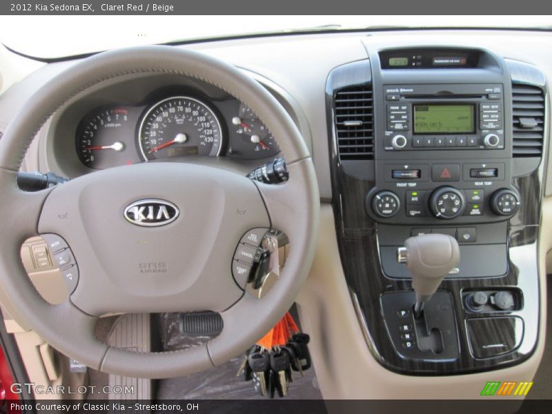 Claret Red / Beige 2012 Kia Sedona EX