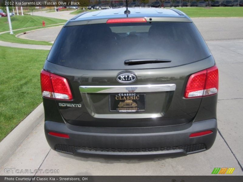 Tuscan Olive / Black 2012 Kia Sorento LX
