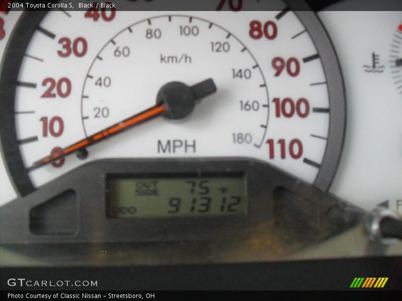 Black / Black 2004 Toyota Corolla S