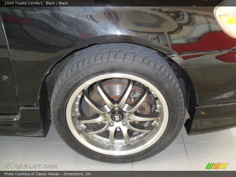 Black / Black 2004 Toyota Corolla S