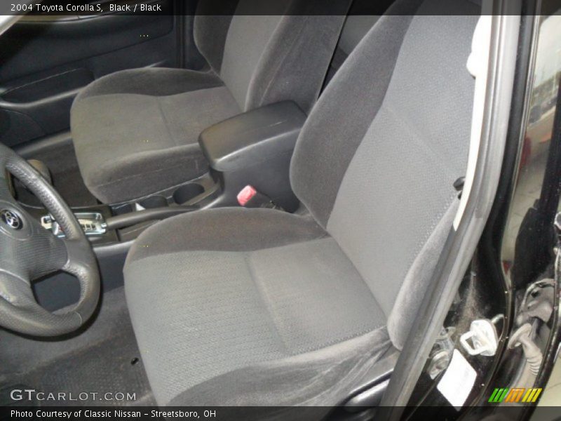 Black / Black 2004 Toyota Corolla S