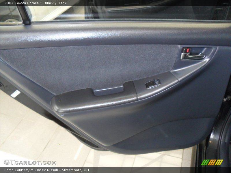 Black / Black 2004 Toyota Corolla S