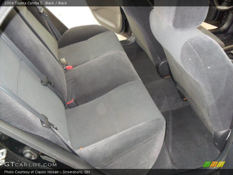 Black / Black 2004 Toyota Corolla S