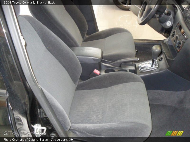 Black / Black 2004 Toyota Corolla S