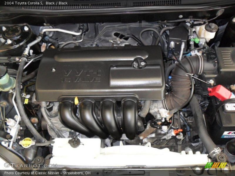 Black / Black 2004 Toyota Corolla S