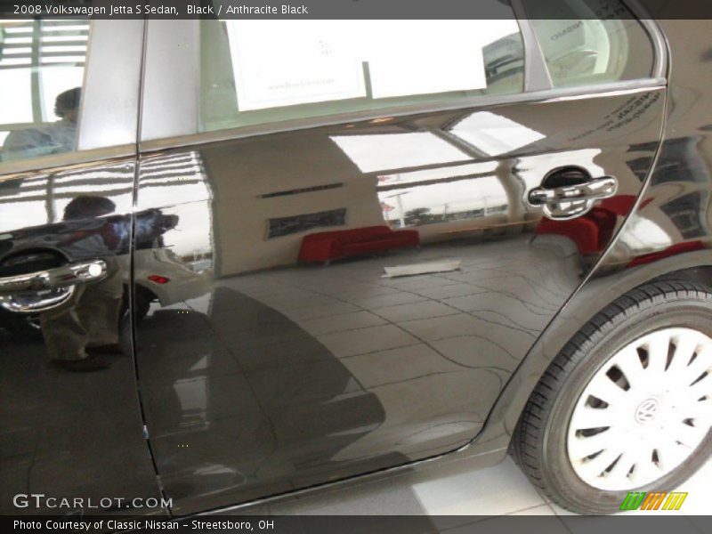 Black / Anthracite Black 2008 Volkswagen Jetta S Sedan