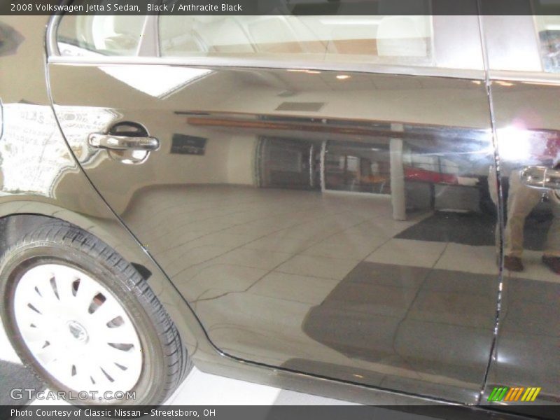 Black / Anthracite Black 2008 Volkswagen Jetta S Sedan