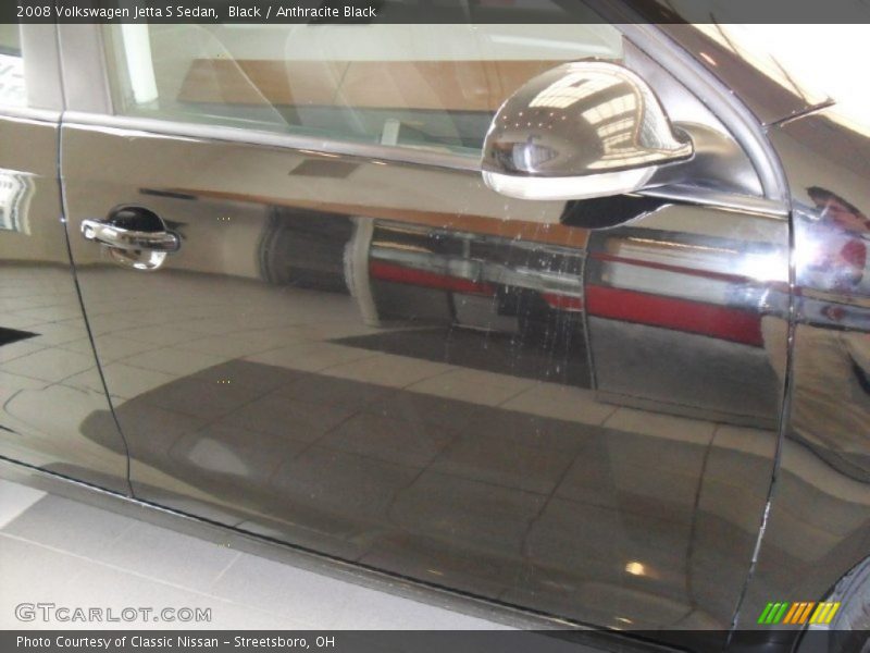 Black / Anthracite Black 2008 Volkswagen Jetta S Sedan