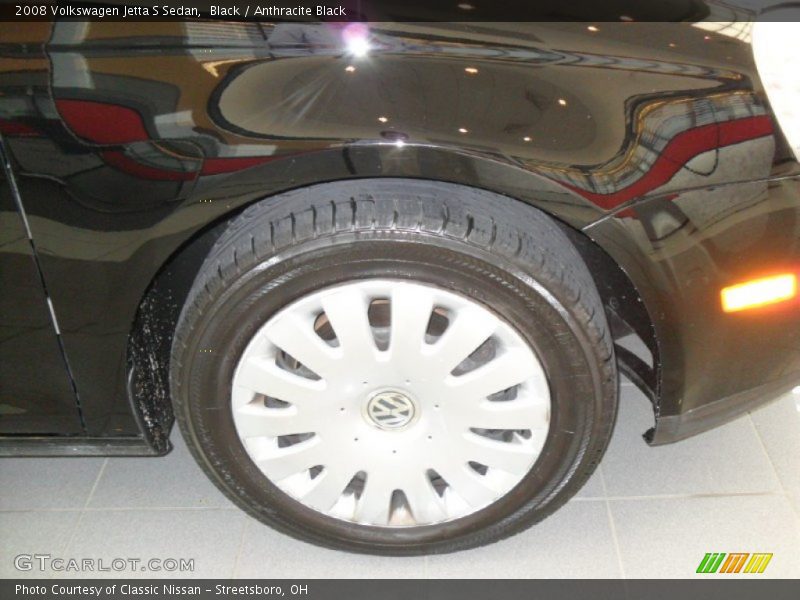 Black / Anthracite Black 2008 Volkswagen Jetta S Sedan