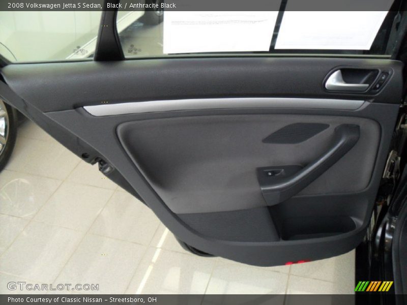 Black / Anthracite Black 2008 Volkswagen Jetta S Sedan