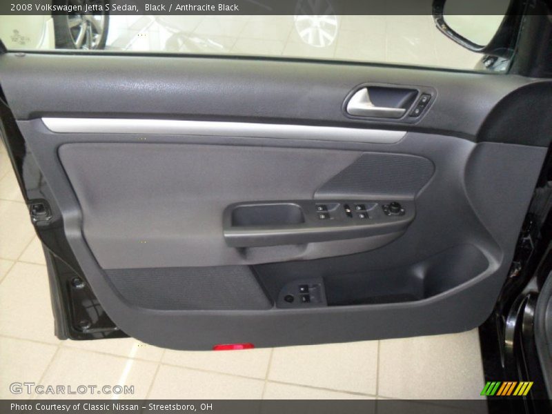 Black / Anthracite Black 2008 Volkswagen Jetta S Sedan