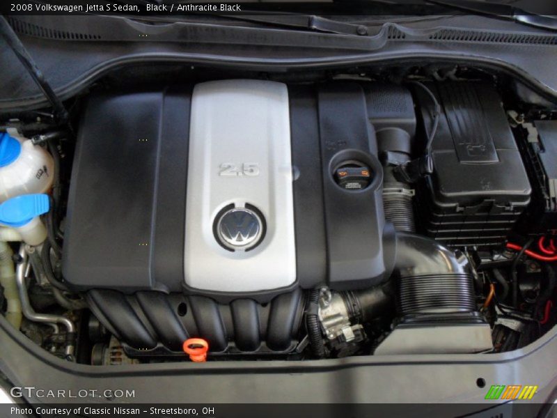 Black / Anthracite Black 2008 Volkswagen Jetta S Sedan