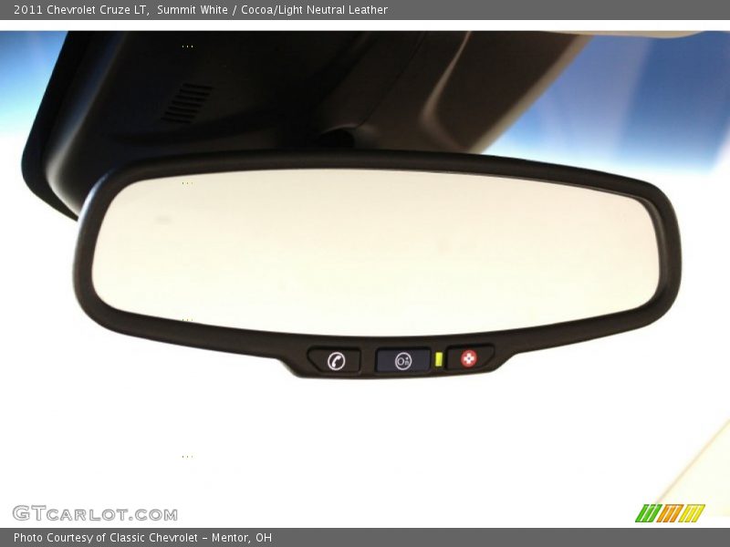 Summit White / Cocoa/Light Neutral Leather 2011 Chevrolet Cruze LT