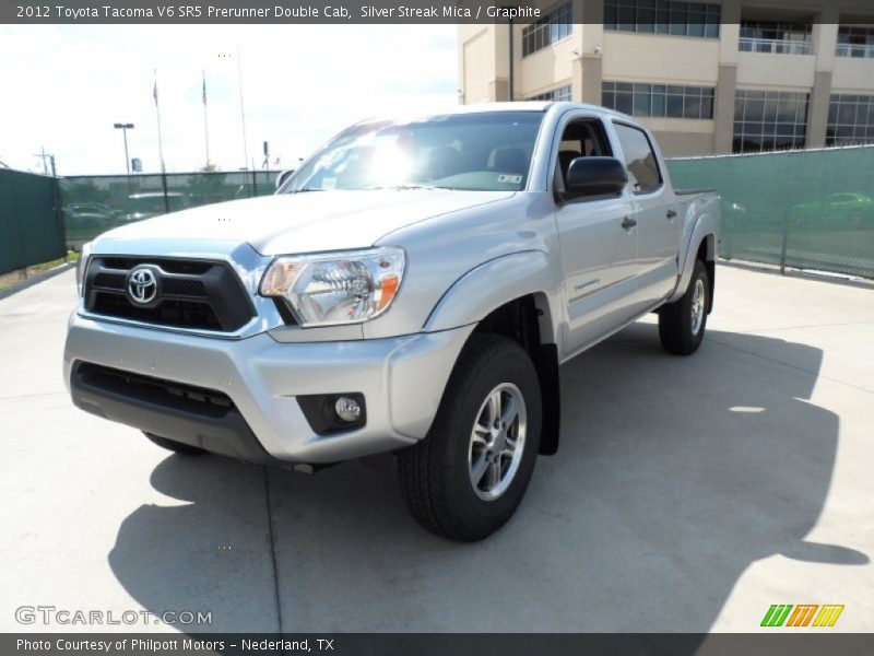 Silver Streak Mica / Graphite 2012 Toyota Tacoma V6 SR5 Prerunner Double Cab