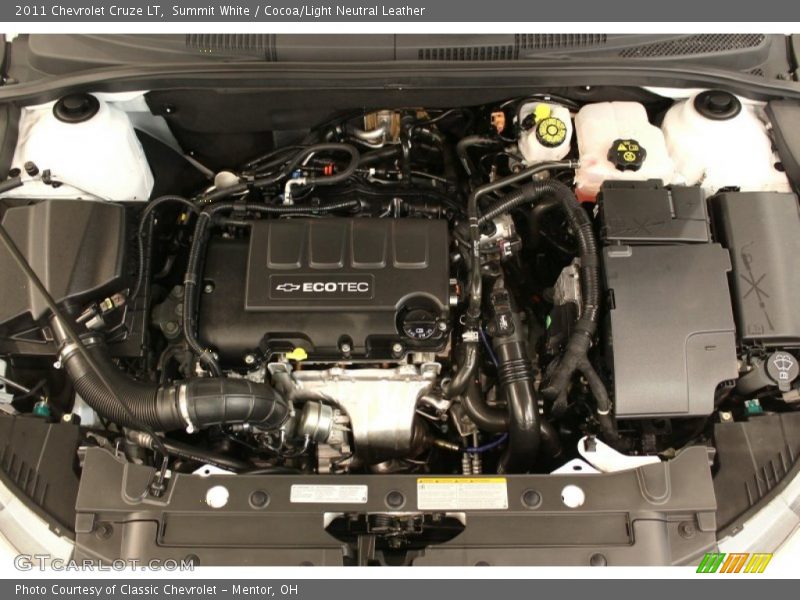 Summit White / Cocoa/Light Neutral Leather 2011 Chevrolet Cruze LT