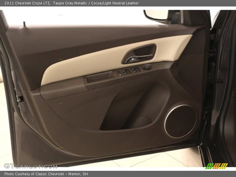 Taupe Gray Metallic / Cocoa/Light Neutral Leather 2011 Chevrolet Cruze LTZ