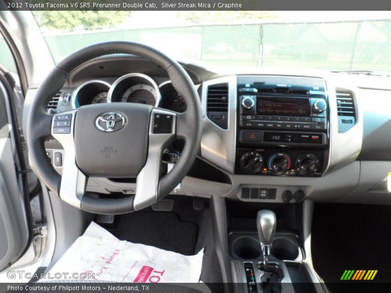Silver Streak Mica / Graphite 2012 Toyota Tacoma V6 SR5 Prerunner Double Cab