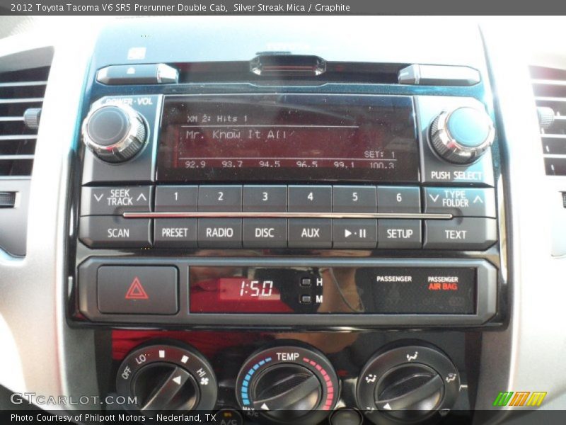 Silver Streak Mica / Graphite 2012 Toyota Tacoma V6 SR5 Prerunner Double Cab