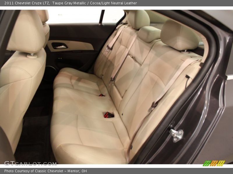 Taupe Gray Metallic / Cocoa/Light Neutral Leather 2011 Chevrolet Cruze LTZ