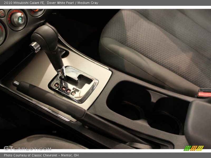 Dover White Pearl / Medium Gray 2010 Mitsubishi Galant FE