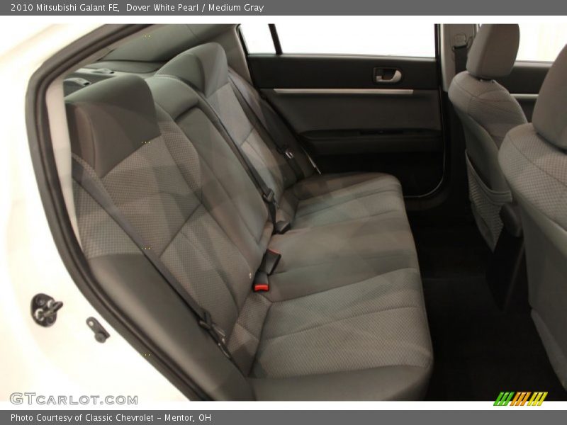 Dover White Pearl / Medium Gray 2010 Mitsubishi Galant FE