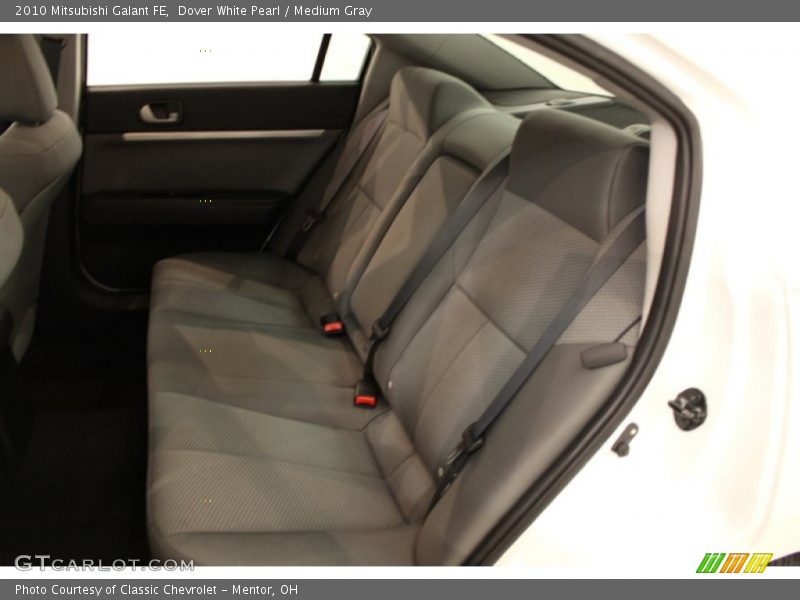 Dover White Pearl / Medium Gray 2010 Mitsubishi Galant FE