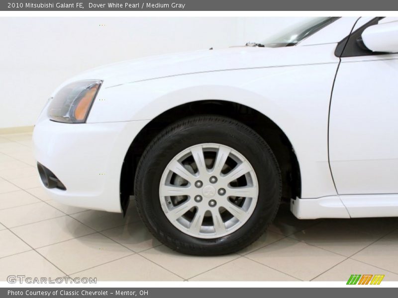 Dover White Pearl / Medium Gray 2010 Mitsubishi Galant FE