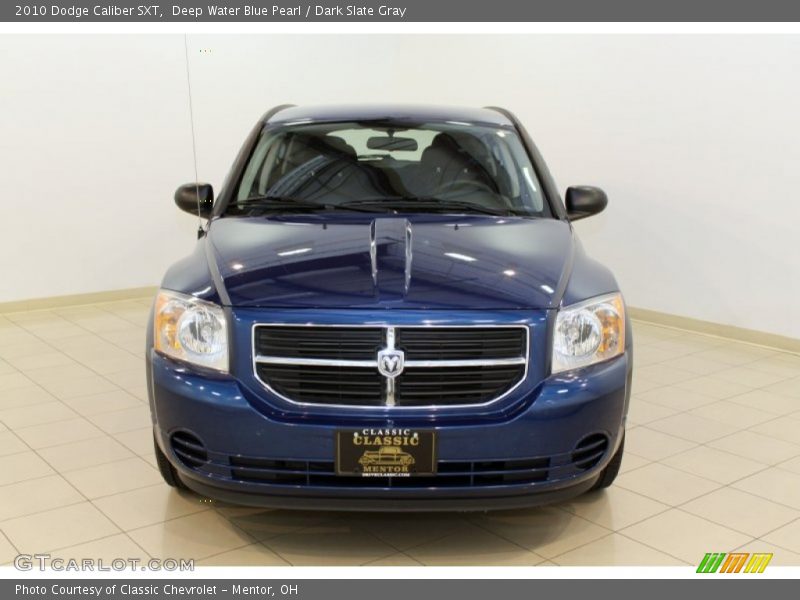 Deep Water Blue Pearl / Dark Slate Gray 2010 Dodge Caliber SXT
