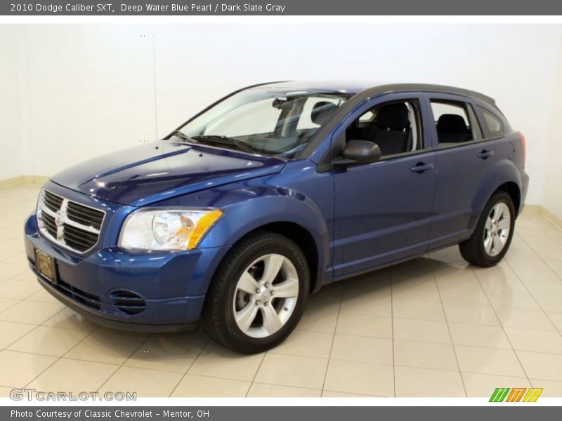 Deep Water Blue Pearl / Dark Slate Gray 2010 Dodge Caliber SXT