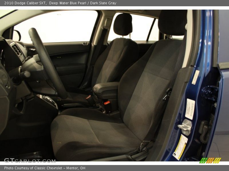 Deep Water Blue Pearl / Dark Slate Gray 2010 Dodge Caliber SXT