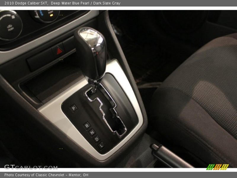 Deep Water Blue Pearl / Dark Slate Gray 2010 Dodge Caliber SXT
