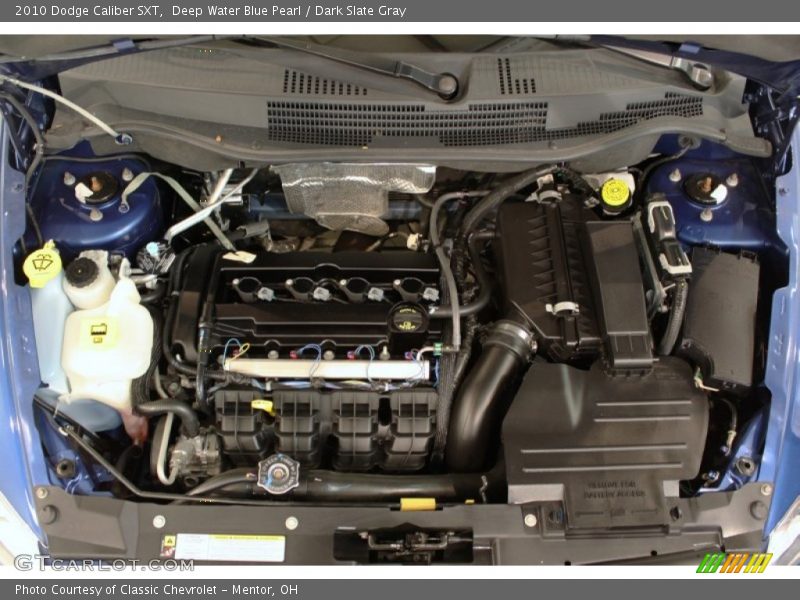 Deep Water Blue Pearl / Dark Slate Gray 2010 Dodge Caliber SXT
