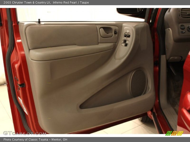 Inferno Red Pearl / Taupe 2003 Chrysler Town & Country LX