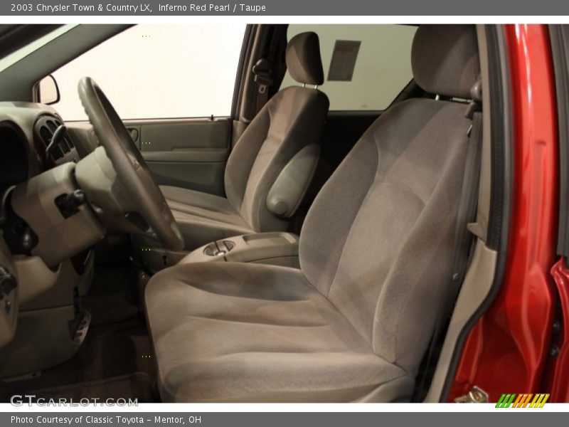Inferno Red Pearl / Taupe 2003 Chrysler Town & Country LX