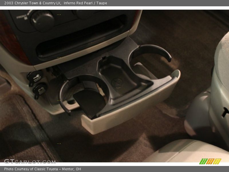 Inferno Red Pearl / Taupe 2003 Chrysler Town & Country LX
