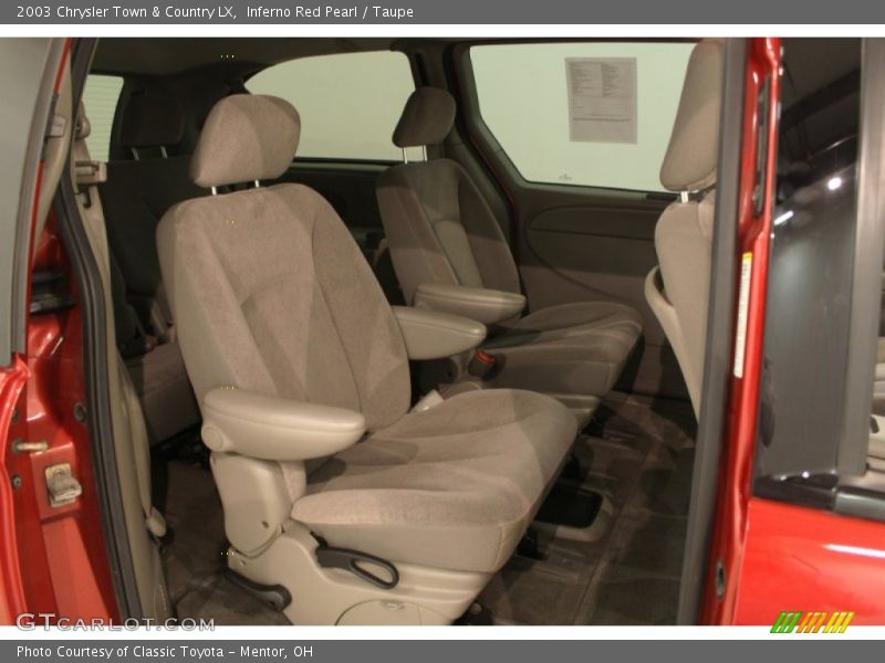 Inferno Red Pearl / Taupe 2003 Chrysler Town & Country LX