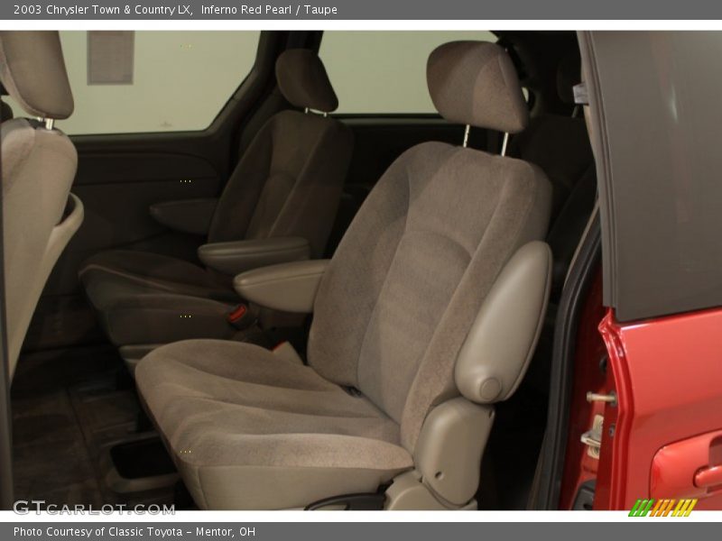 Inferno Red Pearl / Taupe 2003 Chrysler Town & Country LX