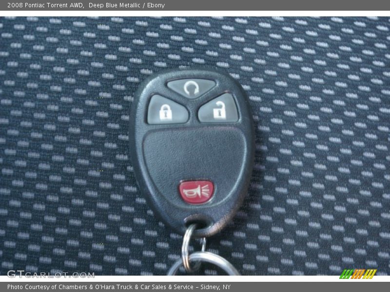 Deep Blue Metallic / Ebony 2008 Pontiac Torrent AWD