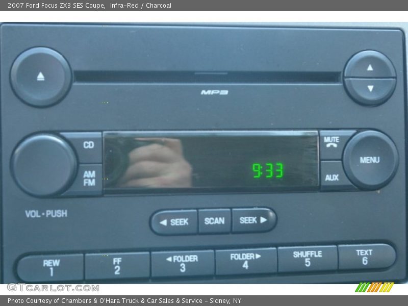 Infra-Red / Charcoal 2007 Ford Focus ZX3 SES Coupe