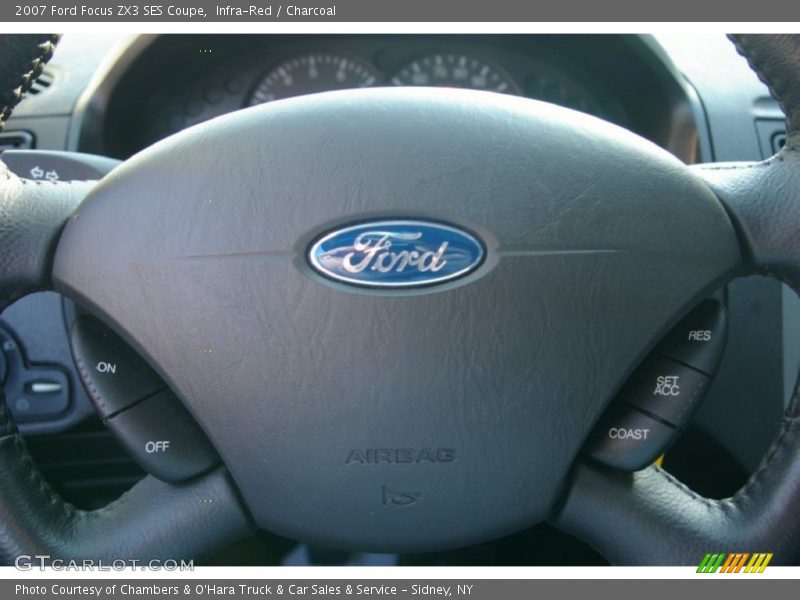 Infra-Red / Charcoal 2007 Ford Focus ZX3 SES Coupe