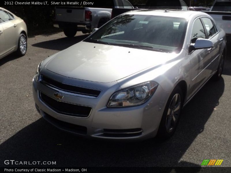 Silver Ice Metallic / Ebony 2012 Chevrolet Malibu LT