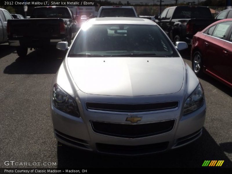 Silver Ice Metallic / Ebony 2012 Chevrolet Malibu LT