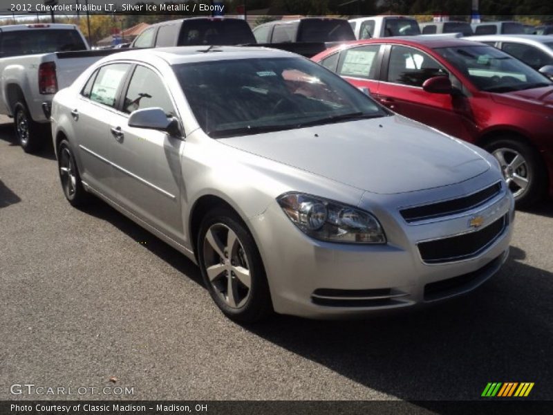 Silver Ice Metallic / Ebony 2012 Chevrolet Malibu LT