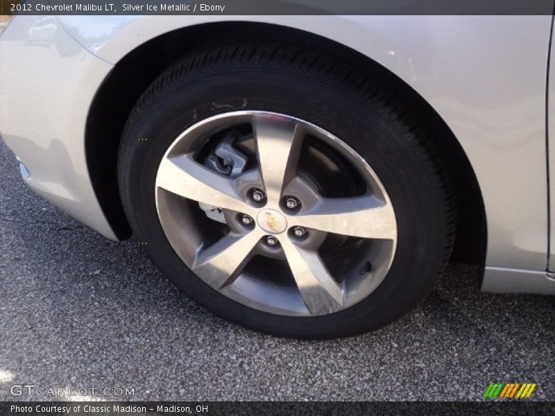 Silver Ice Metallic / Ebony 2012 Chevrolet Malibu LT