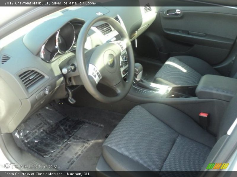 Silver Ice Metallic / Ebony 2012 Chevrolet Malibu LT
