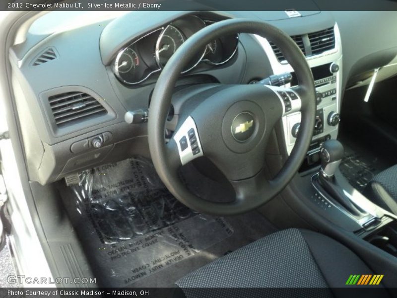 Silver Ice Metallic / Ebony 2012 Chevrolet Malibu LT